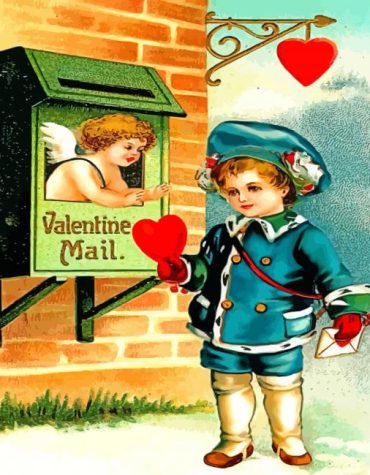 Romantic Cherubs Paint By Numbers