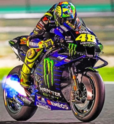 Valentino Rossi Racing Legend Paint By Numbers