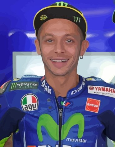 Valentino Rossi Racing Legend Paint By Numbers