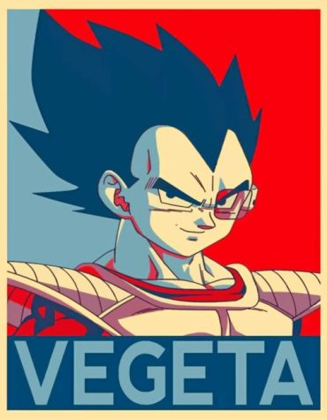 Vegeta Saiyan Anime Paint By Numbers