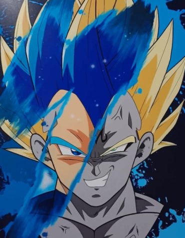 Vegeta Saiyan Anime Paint By Numbers