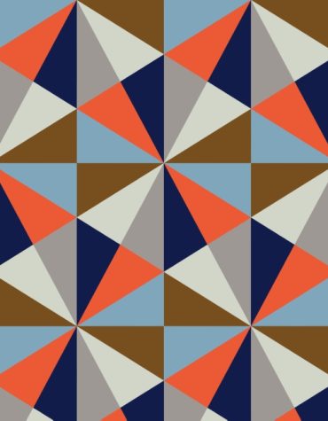 Abstract Vertical Geometric Paint By Numbers