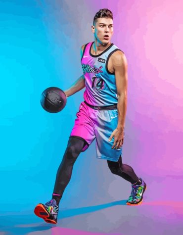 Miami Heat Basketball Paint By Numbers