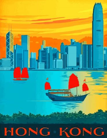 Victoria Harbor Asia Paint By Numbers
