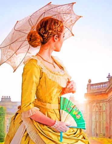 Victorian Lady Vintage Style Paint By Numbers