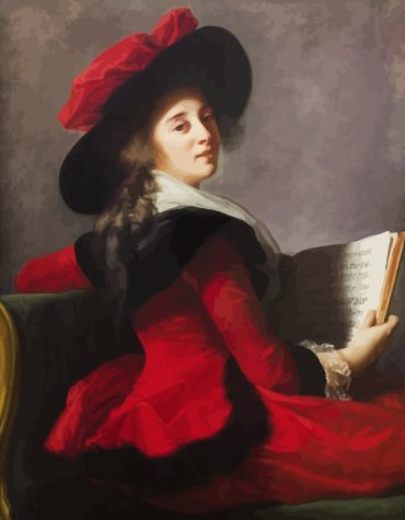 Baronne De Crussol Mirror Paint By Numbers