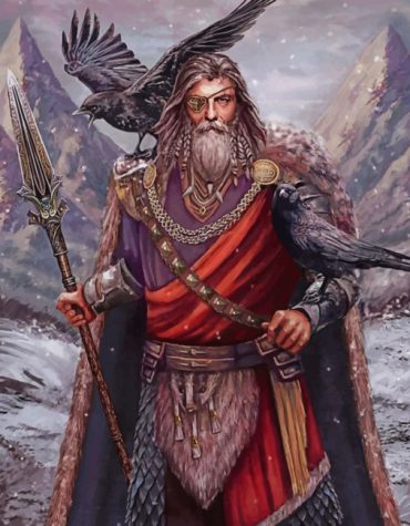 Viking Odin Paint By Numbers