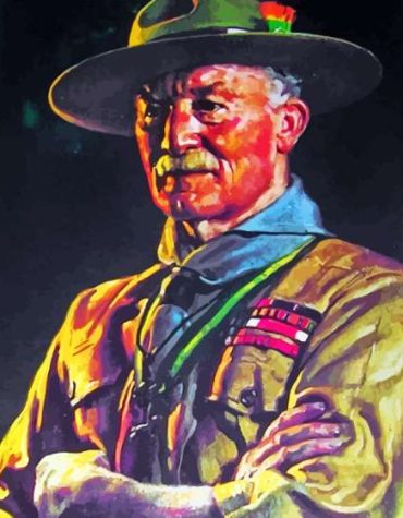 Baden Powell Military Art Paint By Numbers