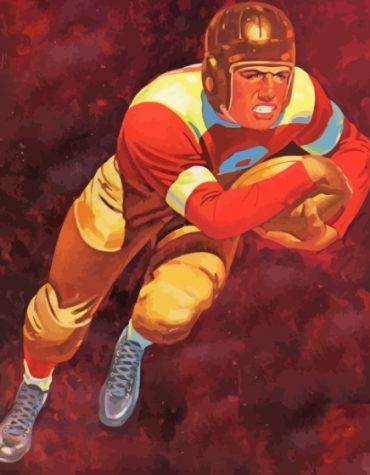 Vintage Sports Scene Paint By Numbers