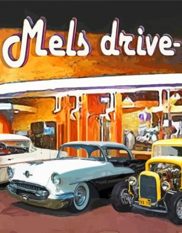 Vintage Car Enthusiast Paint By Numbers