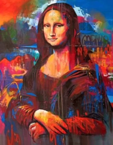 Colorful Mona Lisa Vintage Paint By Numbers