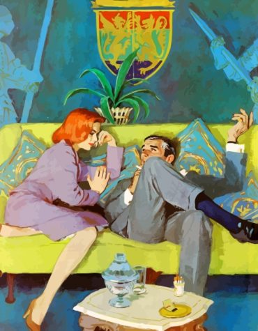 Aesthetic Vintage Couple Romance Paint By Numbers