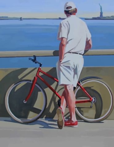 Vintage Bicycle Adventure Paint By Numbers