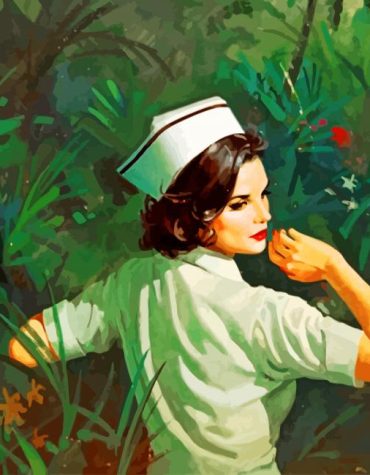 Vintage Nurse Heroes Paint By Numbers
