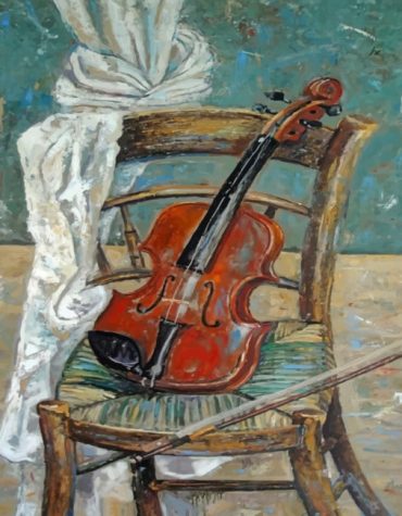 Vintage Violin Masterpiece Paint By Numbers