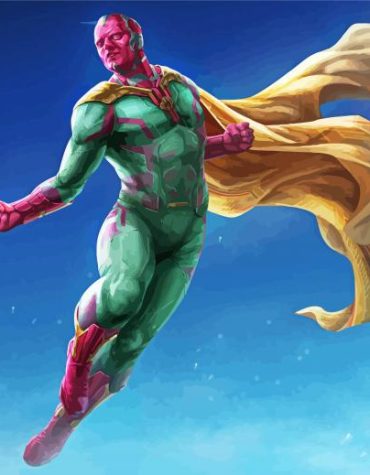 Vision Marvel Heroes Paint By Numbers
