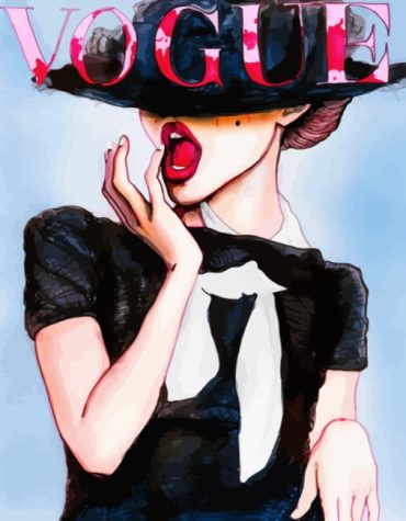 Vogue Woman Canvas Paint By Numbers