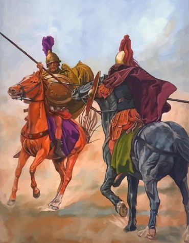 Historic Battle Scene Paint By Numbers