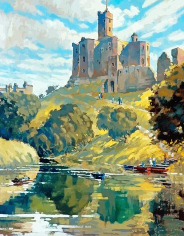 Warkworth Castle England Paint By Numbers