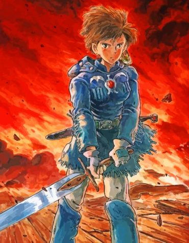 Anime Warrior Nausicaa Paint By Numbers
