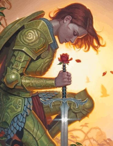 Warrior Woman Paint By Numbers