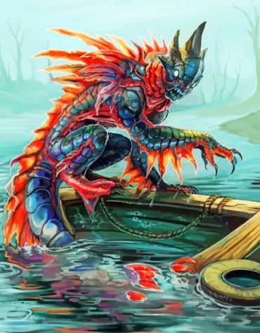 Fantasy Monsters Paint By Numbers