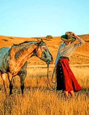 Western Cowgirls Paint By Numbers
