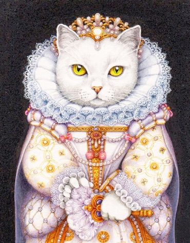 Beautiful White Cat Paint By Numbers
