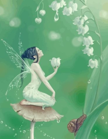 White Fairy Fantasy Paint By Numbers