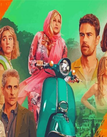 White Lotus Cast Paint By Numbers