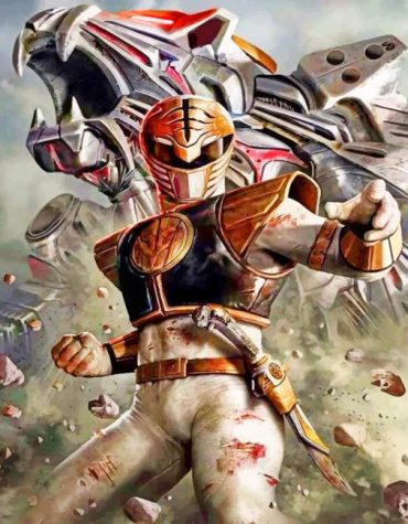 Power Rangers Heroes Paint By Numbers