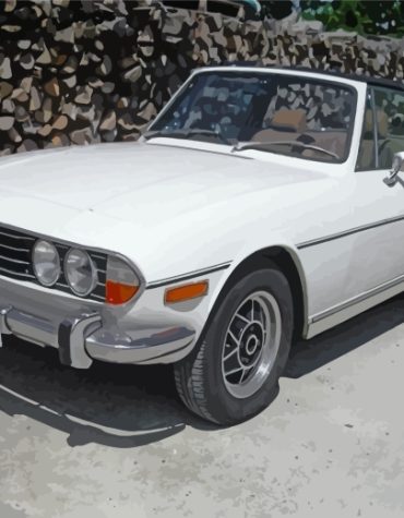 Triumph Stag Classic Car Paint By Numbers