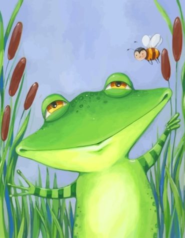 Wide Mouth Frog Animal Fun Paint By Numbers