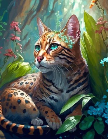 Wildlife Adventure Wild Cat Paint By Numbers