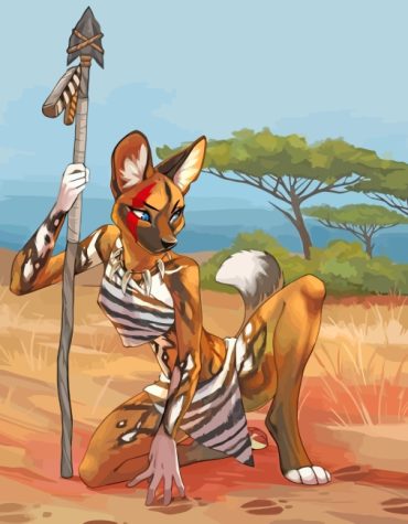 Wild Dog Adventure Paint By Numbers