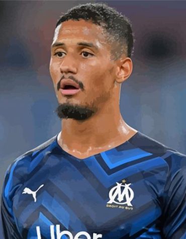 William Saliba Famous Football Paint By Numbers