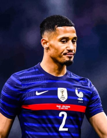 William Saliba Football Paint By Numbers