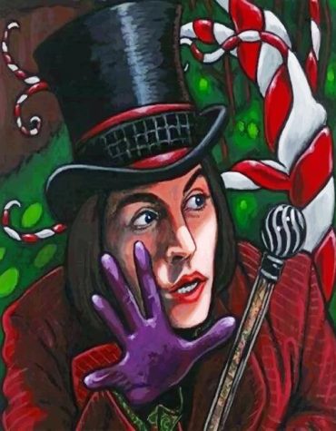 Johnny Depp Willy Wonka Paint By Numbers