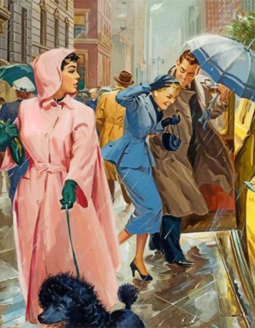 Vintage Winter Romance Paint By Numbers