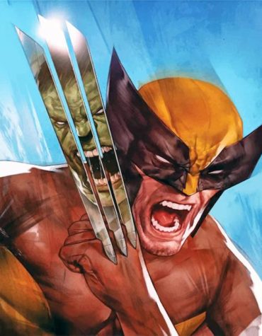 Wolverine Marvel Hero Paint By Numbers