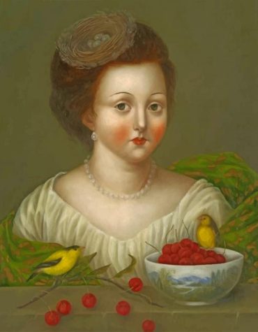 Retro Primitive Women and Birds Paint By Numbers