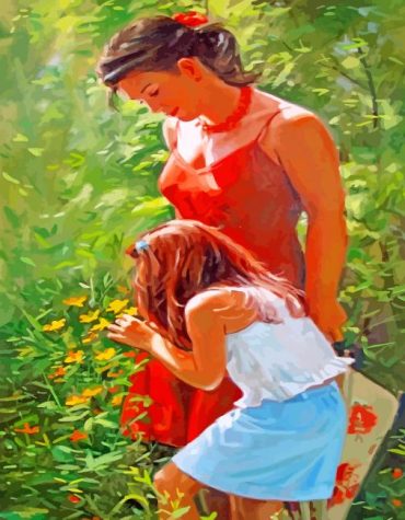 Mother Daughter Bonding Paint By Numbers