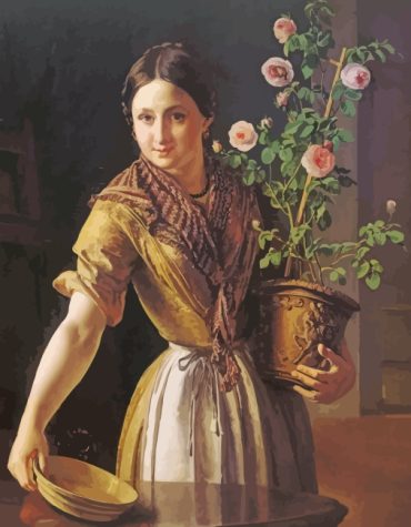 Vintage Lady by Ivan Kramskoy Paint By Numbers