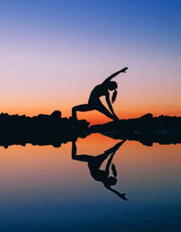 Yoga Silhouette for Women Paint By Numbers