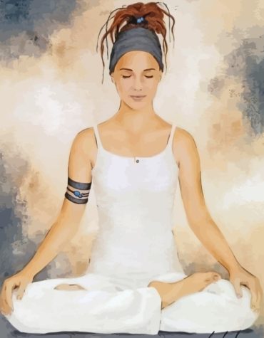 Yoga Meditation Woman Paint By Numbers