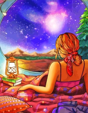 Summer Sky Picnic Paint By Numbers