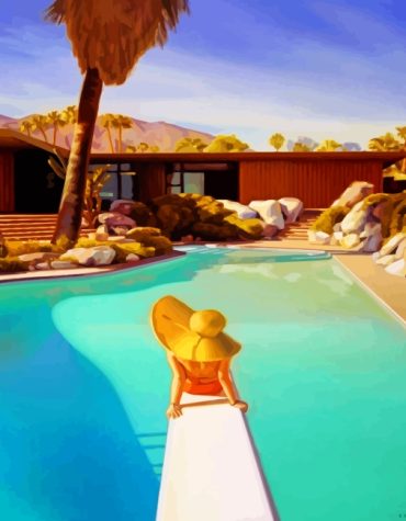 Summer Vacations Swimming Pools Paint By Numbers
