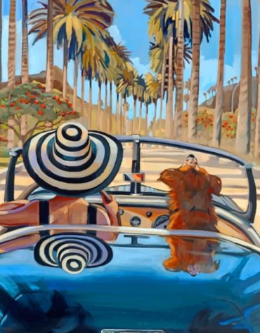 Summer Fun with Brown Dog Paint By Numbers