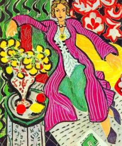 Henri Matisse Woman in Purple Paint By Numbers