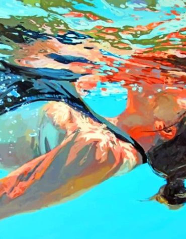 Underwater Woman Paint By Numbers